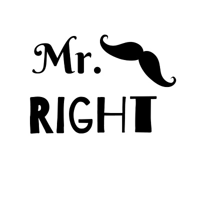 Mr. Right canva mr.right shivam004 tshirt