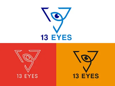 13 Eyes Security Logo design 3d amazing logo branding cctv logo design design logo graphic design illustration logo logo design logo maker minimal logo minimalist modern logo security logo ui unique