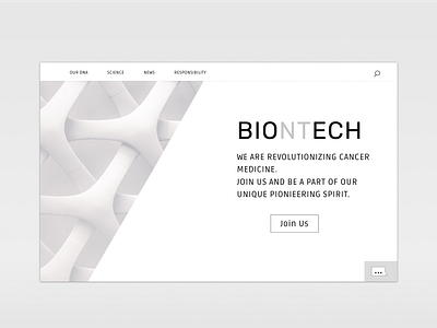 Landing Page bio biotech branding clean design graphic design landing landing page medicine pharma pharmacy science technology ui webdesign white