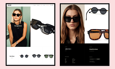 Vert Eyewear User Experience Design branding design logo shopify ux webflow websit website