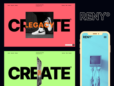 RENY® Digital Agency Webflow Website Upgrade design development front end development graphic design ux web design webflo webflow website
