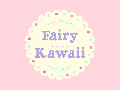 Fairy Kawaii logo branding design illustration logo logo design typography vector