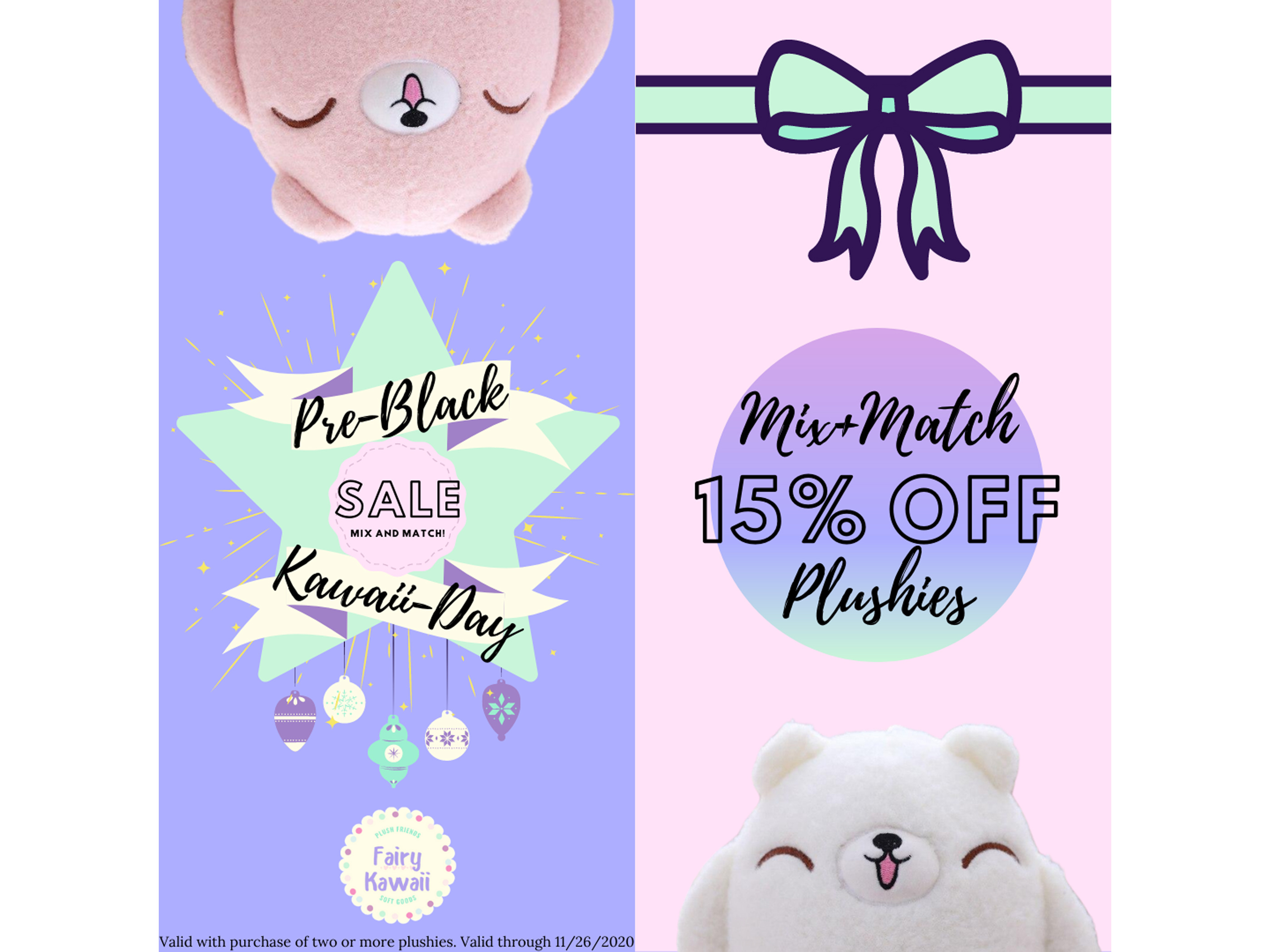 Example of Fairy Kawaii Pre-Black Kawaii Day Sale Instagram Ad