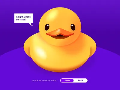 What the Duck? figma illustration microsite rubberduck rubberducking vector website