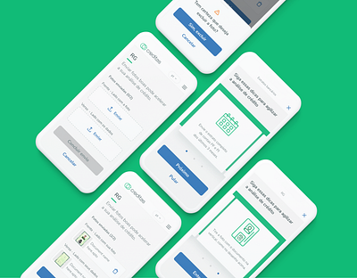 Creditas - Document Uploader cards creditas design digital design fintech graphic design marilia reis mobile onboarding ui uploader ux visual design