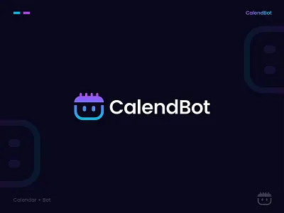 CalendBot Logo Design: Calendar, To-Do, Bot, Chatbot agenda ai appointment artificial intelligence bot logo branding calendar calendar logo chatbot chatbot logo date logo logo design modern logo planner robot schedule task manager timetable to do