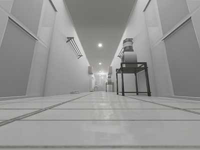 3D Lorong Asrama 3d 3d hallway 3d lorong ammar zahran blender branding design idn idn boarding school illustration indonesia logo simple design ui