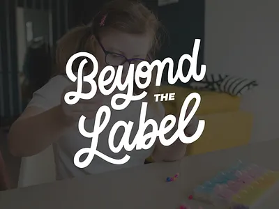 Beyond the Label Logo branding design disabilities hand drawn illustration logo special needs typography ui ux web design