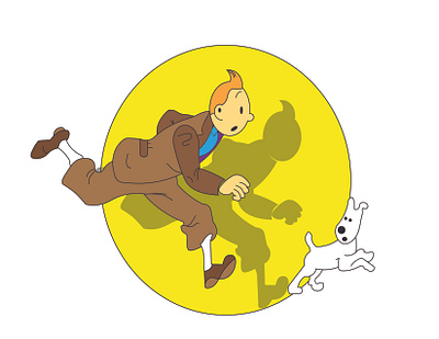 TINTIN design illustration