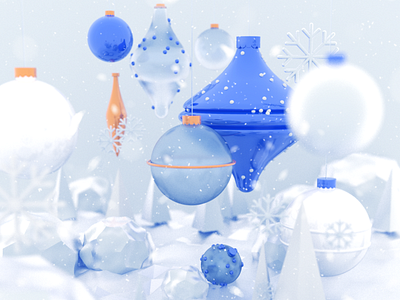 new year 3d 3ddesign christmas newyear render