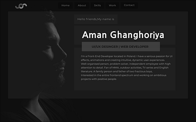 Dark web design design illustration ui ux