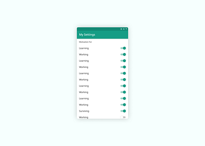 Daily UI #015 On/Off Switch dailyui dailyui015 design ui