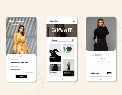 Clothing app ui app branding clothing app clothing app ui design fashion app fashion app ui homepage ui illustration logo ui ui ux vector web
