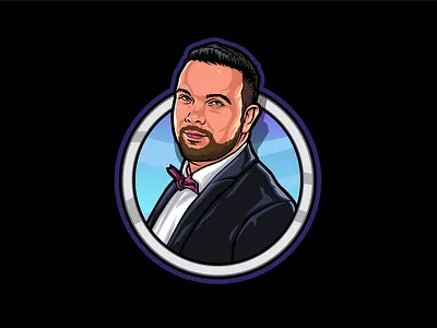 the nice guy logo branding design illustration logo vector