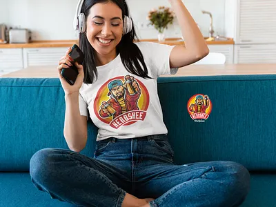 herbshee grafity design gaming illustration logo vector