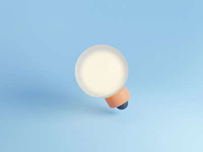 Lamp bulb aha blender bulb illustration lamp