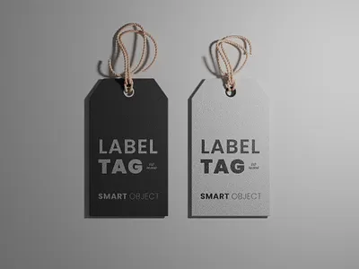 Label tag logo mockup 3d client company corporate customer design generator label mockup label tag logo mockup mockup psd order price tag psd psd mockup realistic simple