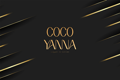 COCO YANNA LOGO branding clean design fontlogo graphic design icon logo logo design lettering minimal simple textlogo typography vector wordmarklogo