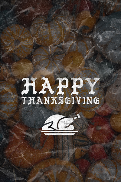 Happy Thanksgiving design dribbble graphic design logo texture thanksgiving type typography