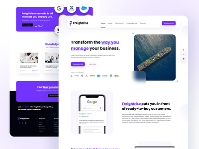 Digital Marketing Website branding clean marketing modern ui uidesigner uiux ux webdesign