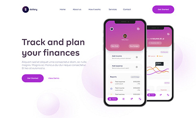 Expense tracker app design figmadesign fintech mobile ui uxfoodie