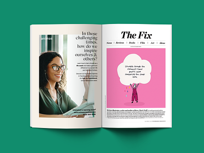 Animas | Psychologies Magazine Ad art direction digital design graphic design print design