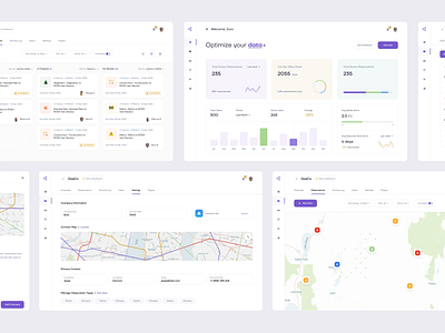 Dashboard animation app dashboard data design interaction interface product saas slick studio ui ux visualisation