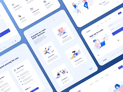 #003 : Landing Page brand brand identity branding design graphic design illustration logo ui ux vector