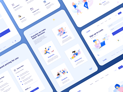 #003 : Landing Page brand brand identity branding design graphic design illustration logo ui ux vector