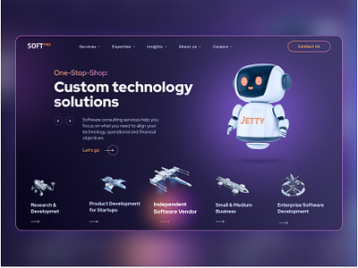 Space Dark Theme for website dark design landing space ux ux design website