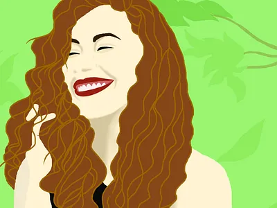 Nature animation design illustration