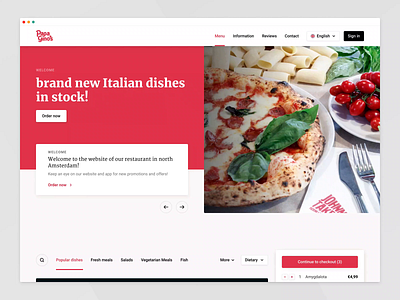 Sitedish Restaurant Ordering Solution animation delivery food homepage landing page menu motion pizza restaurant takeaway web app website white label