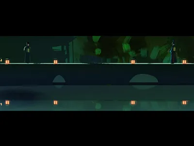 Frame study bridge frame historical night photoshop study