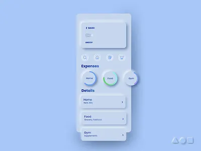 Tracking expenses UI design app blue design figma gradient graphic design india ios mobile ui uidesign uiux ux uxdesign uxui