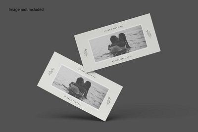DL Landscape MOCKUP 3d bifold branding brochure dl flyer graphic design logo mockup motion graphics paper trifold