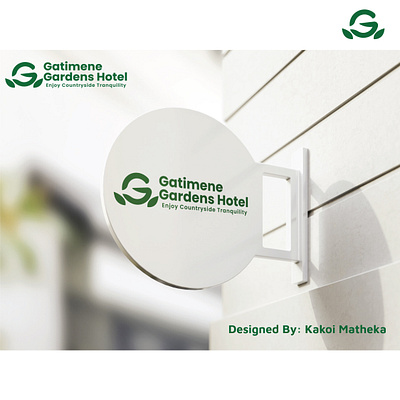 GATIMENE GARDENS LOGO branding design illustration illustrator logo minimal photoshop ui ux vector