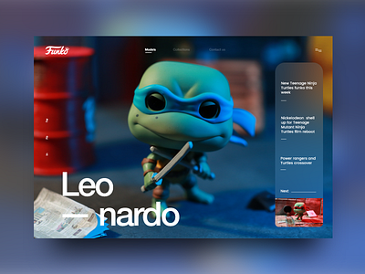 Ninja Turtles #3 colorfull design funko mondrianizm ninja turtles ui uidesign ux uxdesign