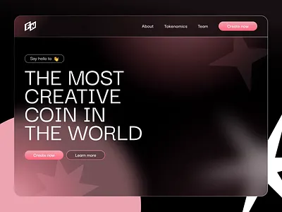 The Fortnight Coin animation crypto illustration web design