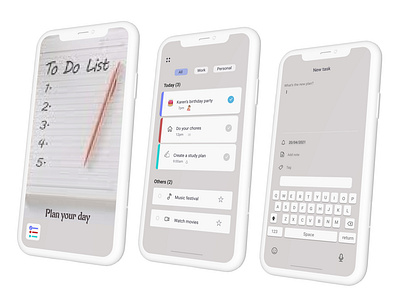 To-do list app design ui ux