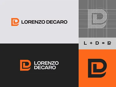 Personal Logo brand identity branding clean golden ratio grid system logo logo grid construction modern monogram personal branding personal logo visual identity