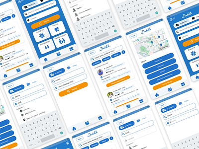 Doctolib App 🩺 app app design clean design concept design doc doctolib doctor figma homescreen product design redesign search form ui user experience user focus ux ux designer