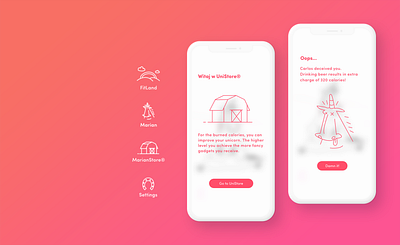 Best wWeight Loss App Ever 🦄 app branding dashboard design illustration logo minimalistic ui ux web