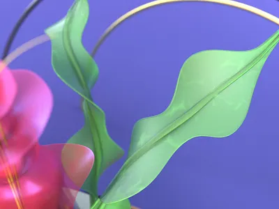 Alien Botany 3d 3d art 3d illustration botany c4d cinema 4d flower illustration motiondesign octane render visual design