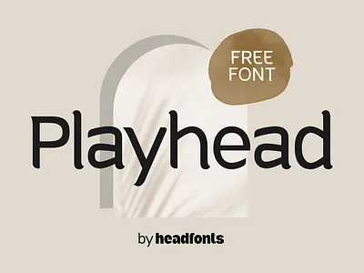 Playhead branding clean font custom design font graphic design headfonts illustration instagram font letters modern font sans serif font type typeface typography