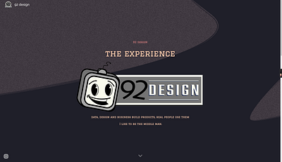 92 Design - The Experience branding design graphic design logo ui ux