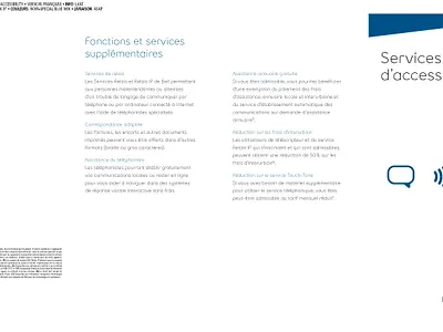 Brochure du centre de services d'accessibilité accessibility branding design graphic design logo marketing product design visual design