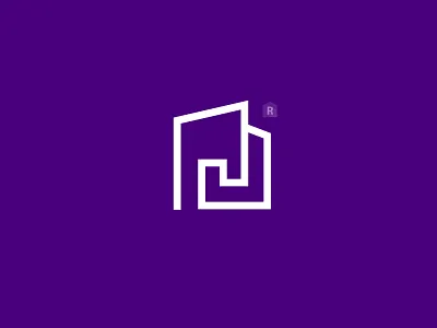 J Building Logo (For Sale) building construction home logo j logo real estate