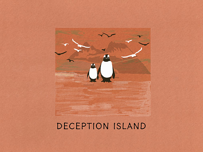 The Island Fever Series: Deception Island, Antarctica branding design editorial design graphic design illustration island logo picture book procreate travel