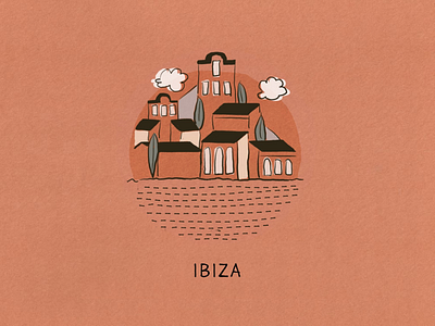 The Island Fever Series: Ibiza branding design editorial design graphic design illustration island logo picture book procreate travel