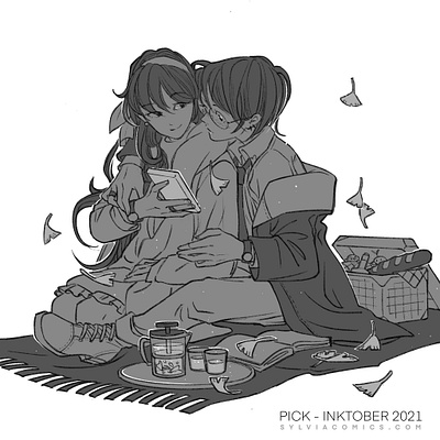 Pick comics illustration inktober